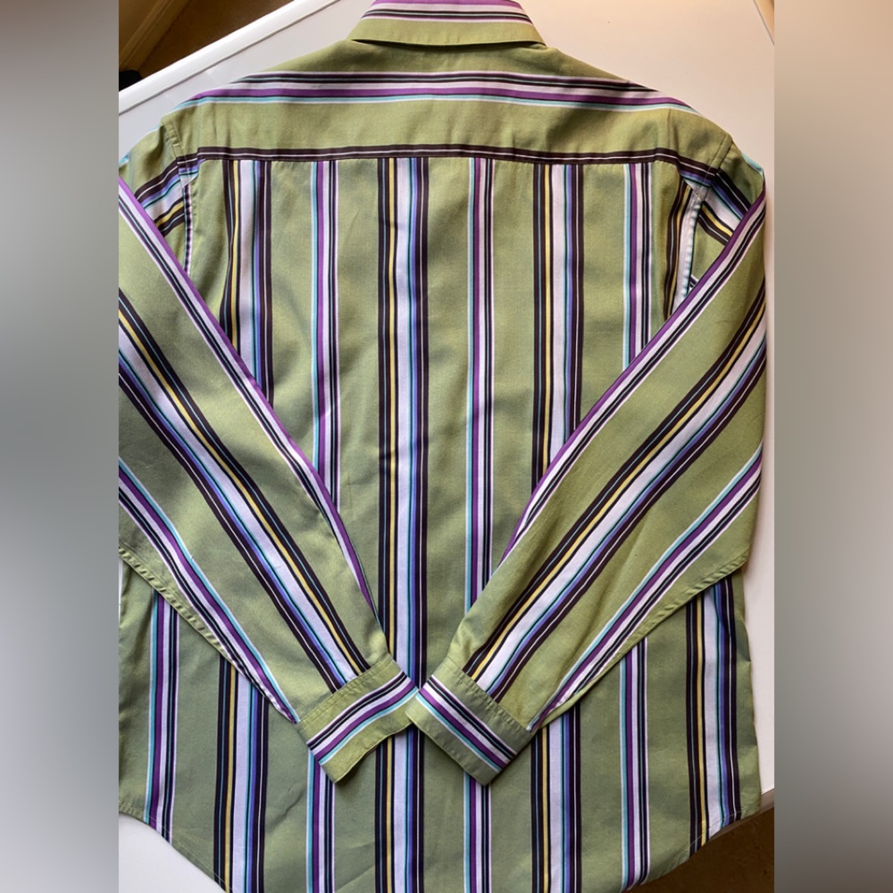 Robert Graham Mens Long Sleeve Button Down Shirt - Picture 3 of 9